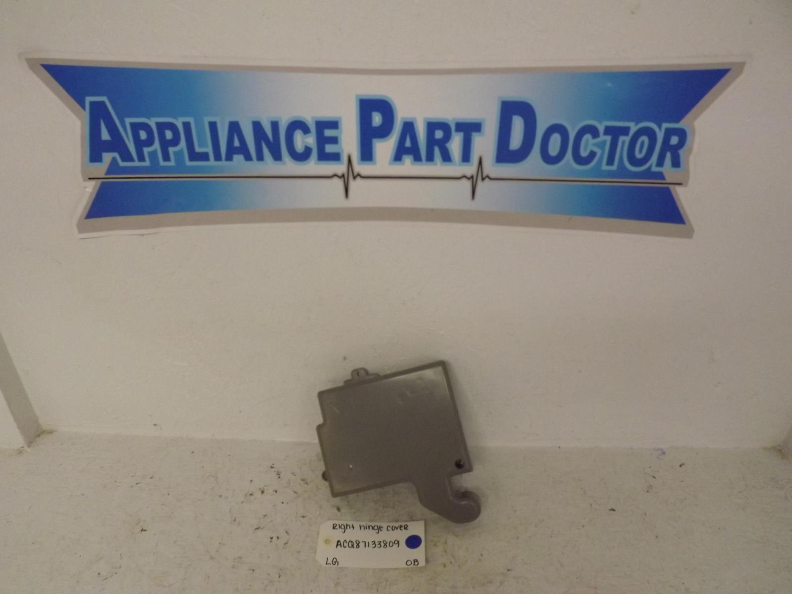 LG Refrigerator ACQ87133809 Right Hinge Cover Open Box LG Refrigerator ACQ87133809 Right Hinge Cover Open Box